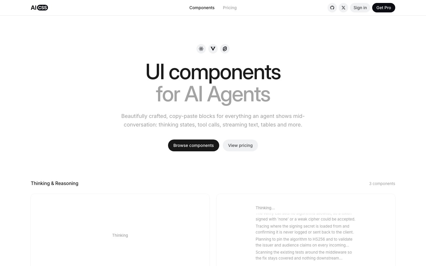 AICSS screenshot 1
