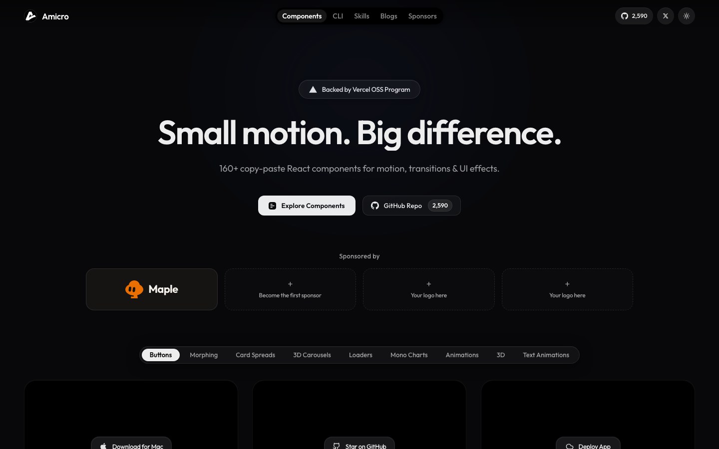 Amicro screenshot 1