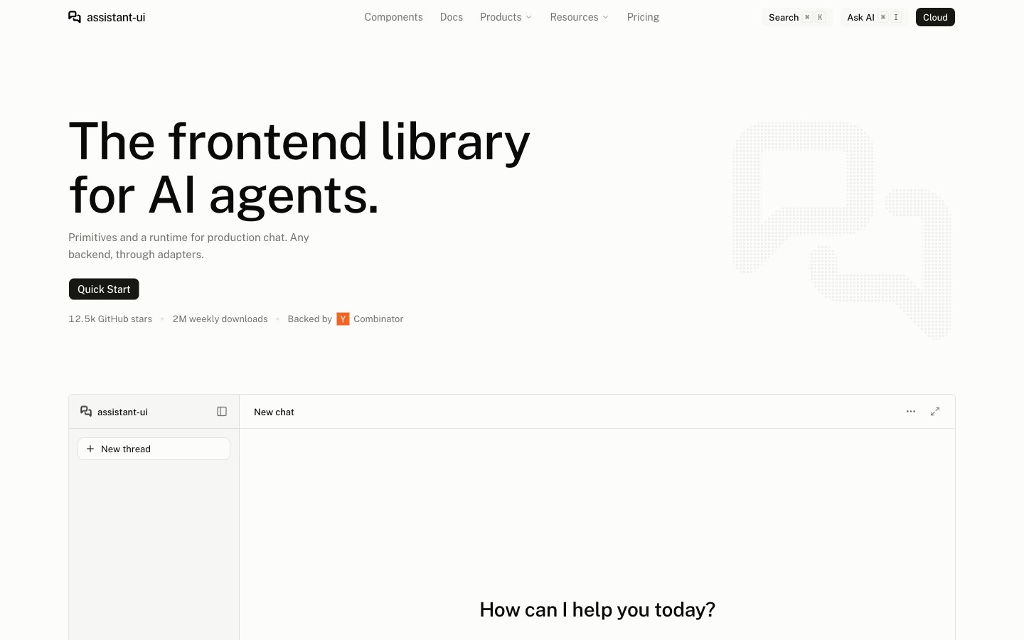 assistant-ui screenshot 1