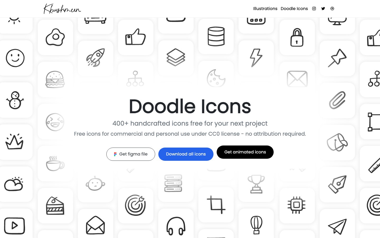 Doodle Icons screenshot 1