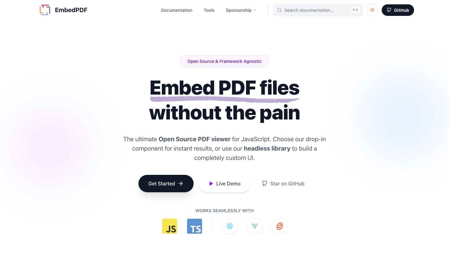 EmbedPDF screenshot 1