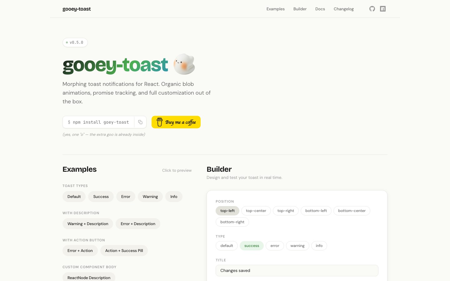 Goey Toast screenshot 1