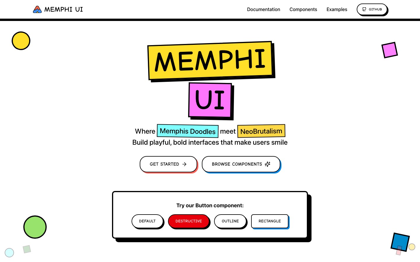Memphi UI screenshot 1