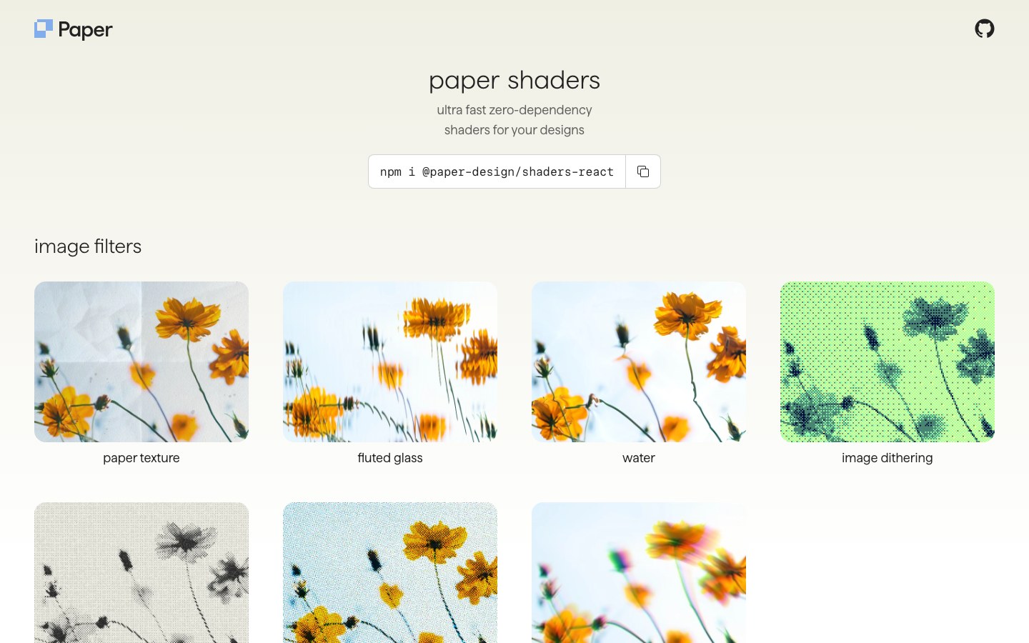 Paper Shaders screenshot 1