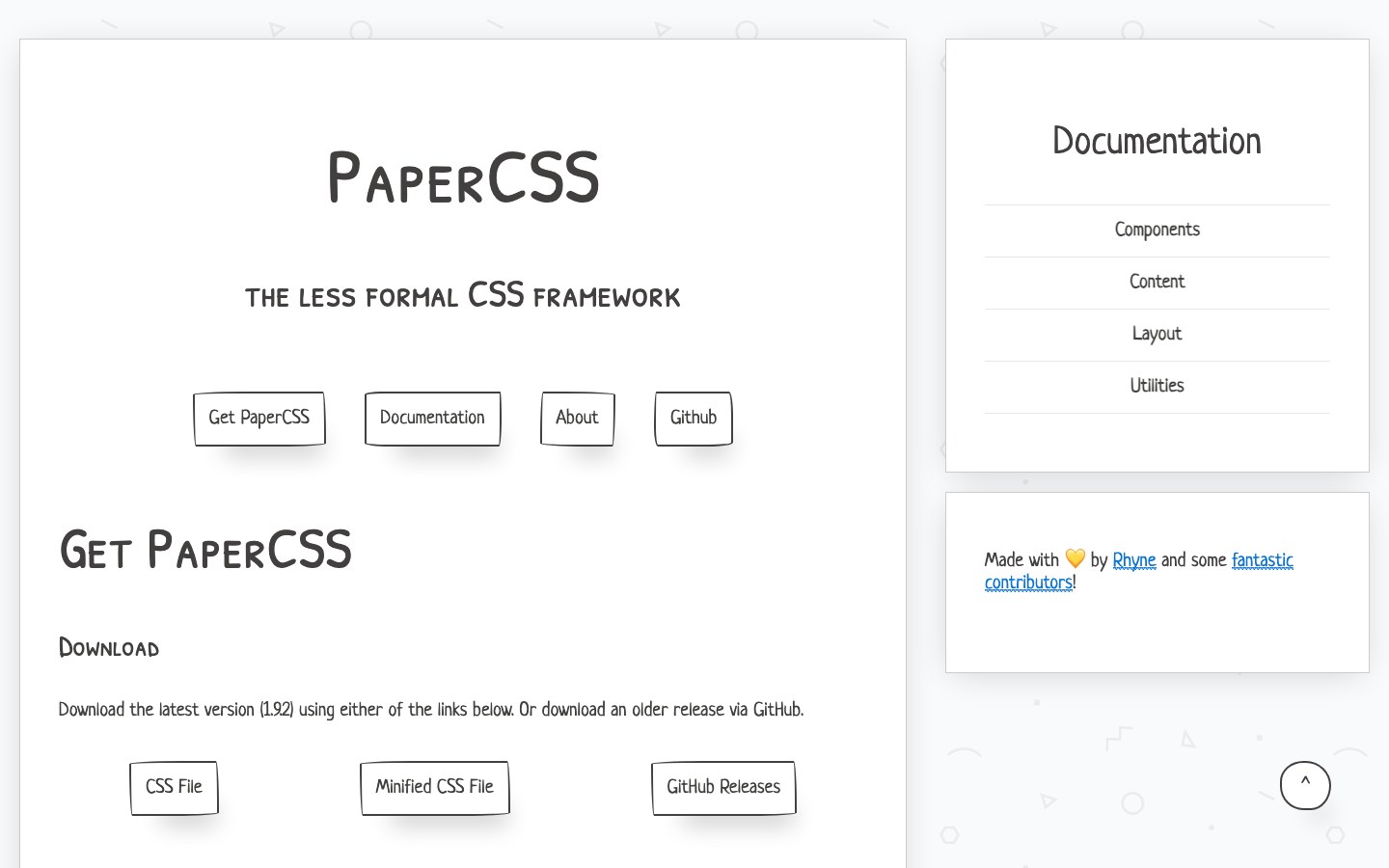 PaperCSS screenshot 1