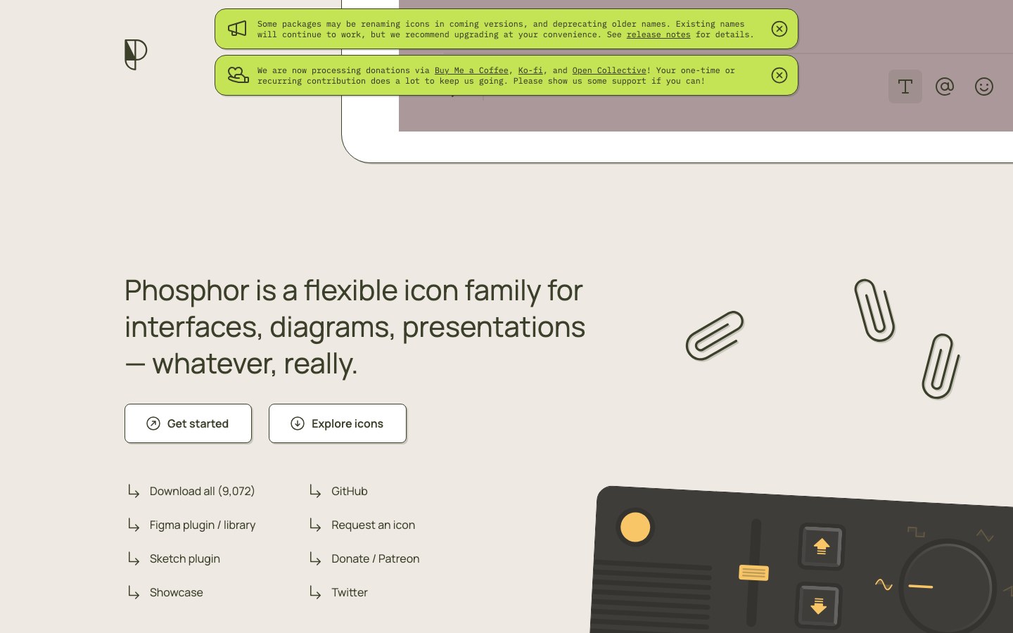 Phosphor Icons screenshot 1